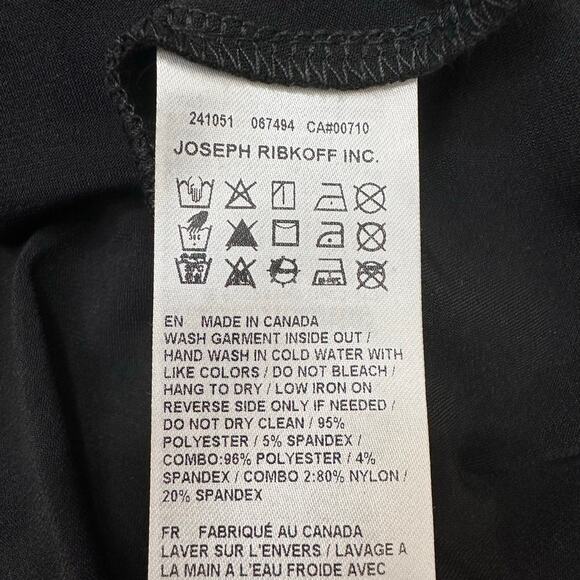 NWT Joseph Ribkoff Black/Moonstone A-Line Dress Style | Black Cream | SZ 16 - Picture 12 of 12